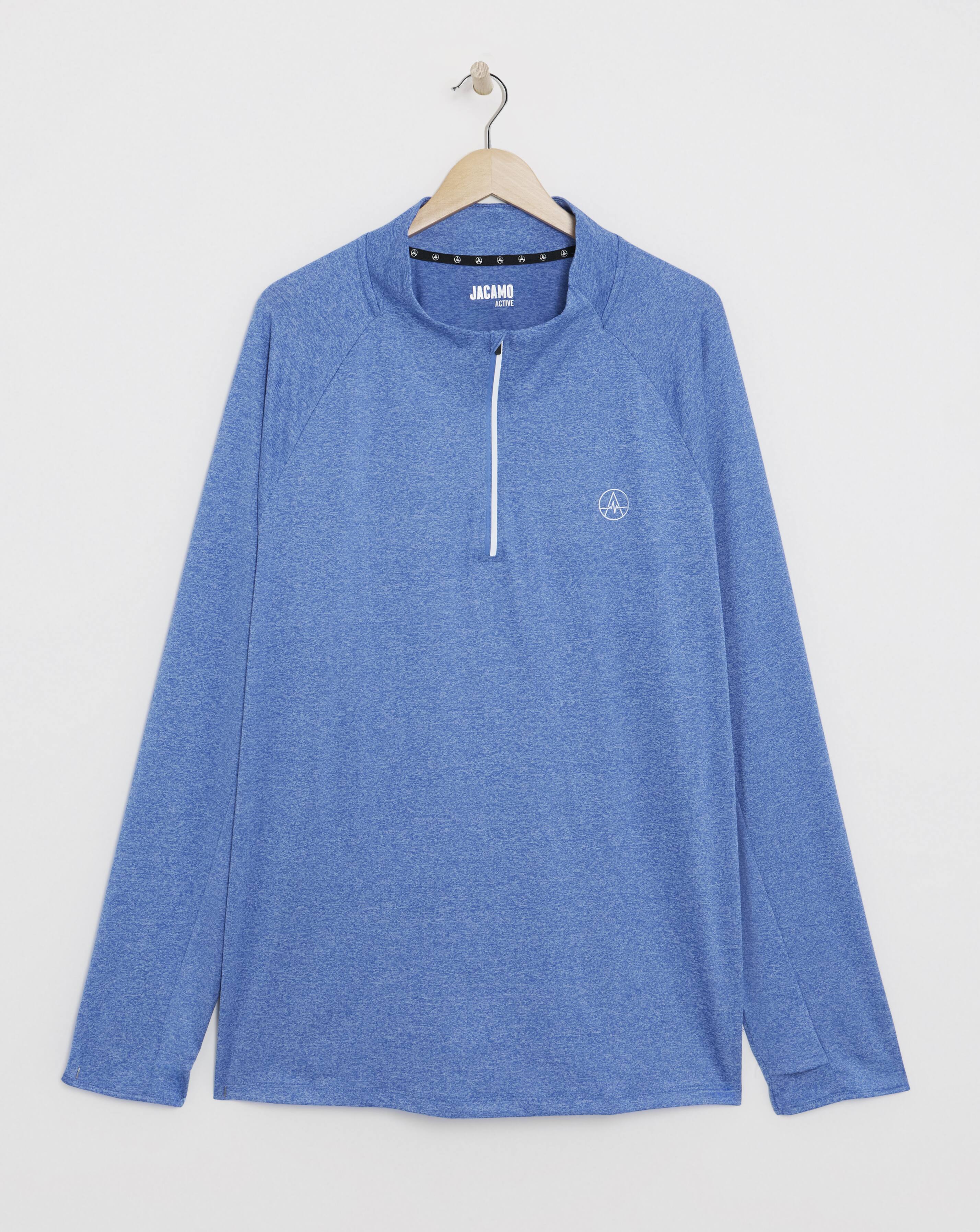 Active 1/4 Zip Track Top