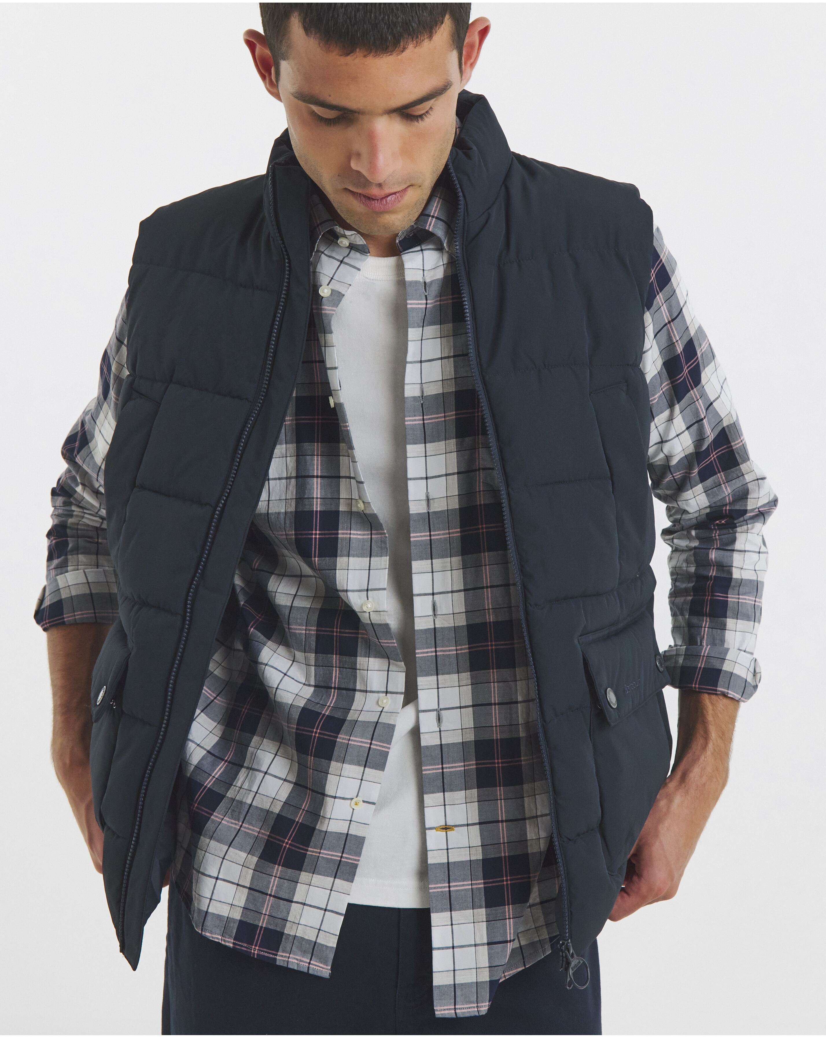 Barbour Bedale Puffer Gilet - Navy