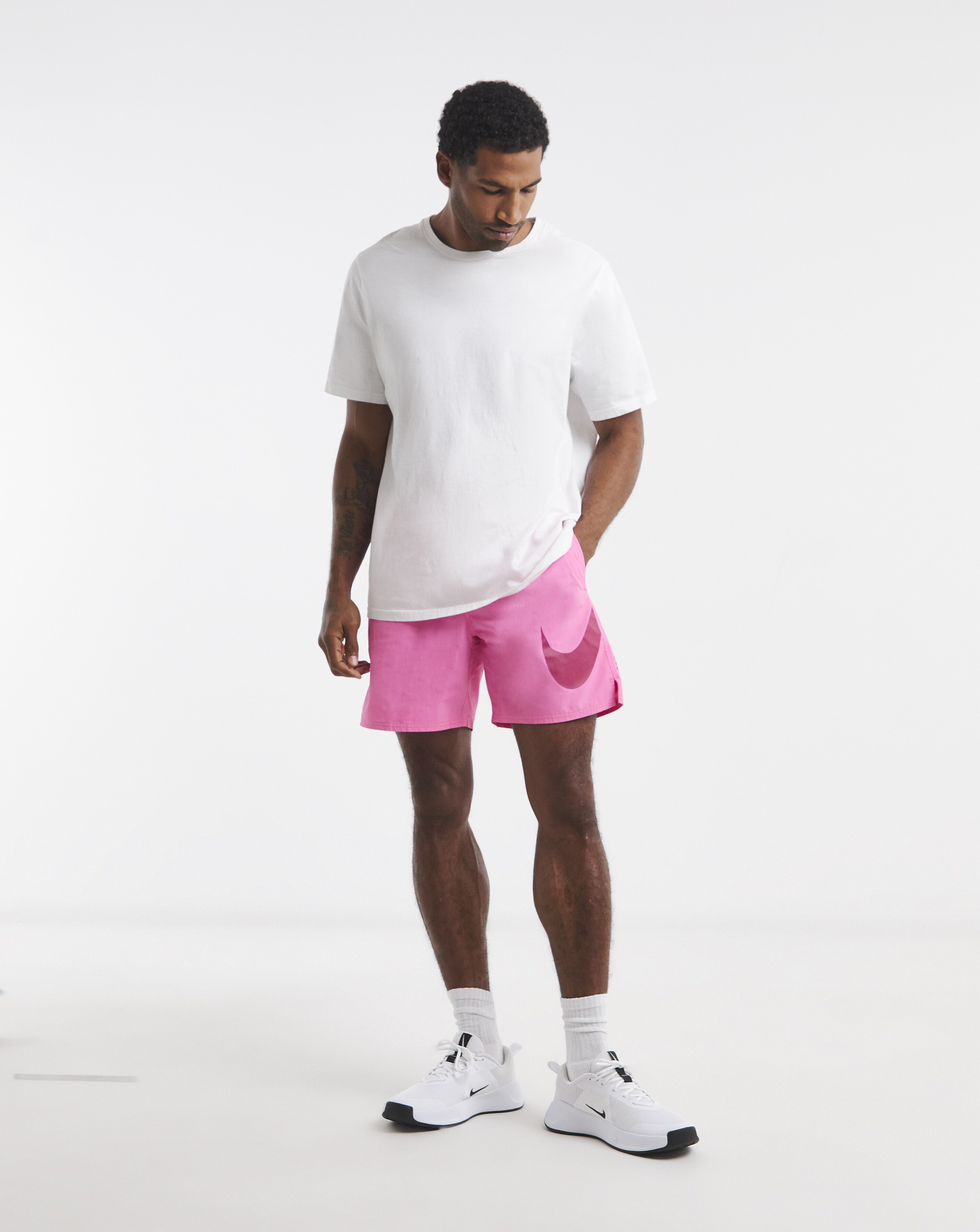 Nike 7 Inch Big Logo Swim Shorts