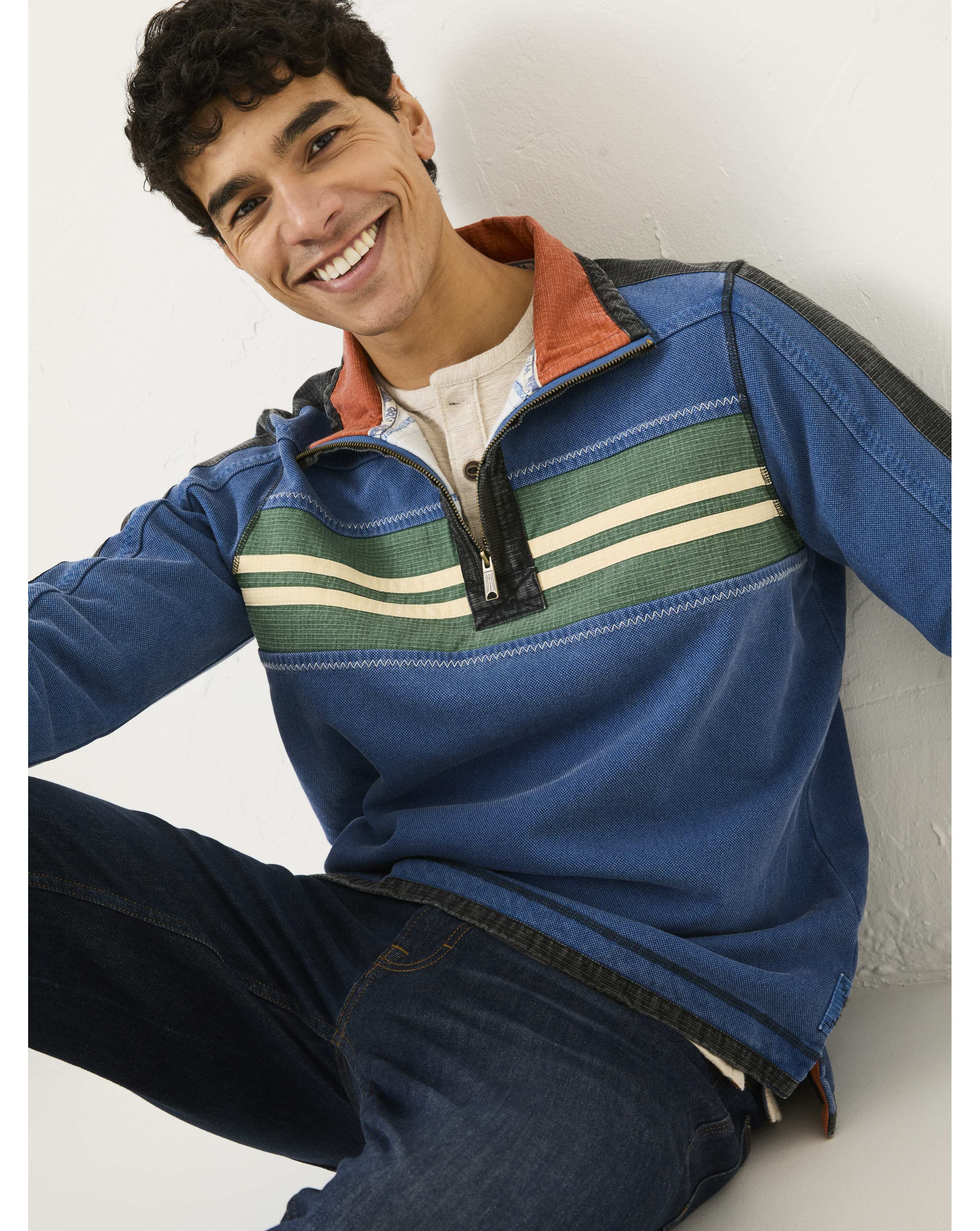Fatface Airlie Chest Stripe Sweatshirt