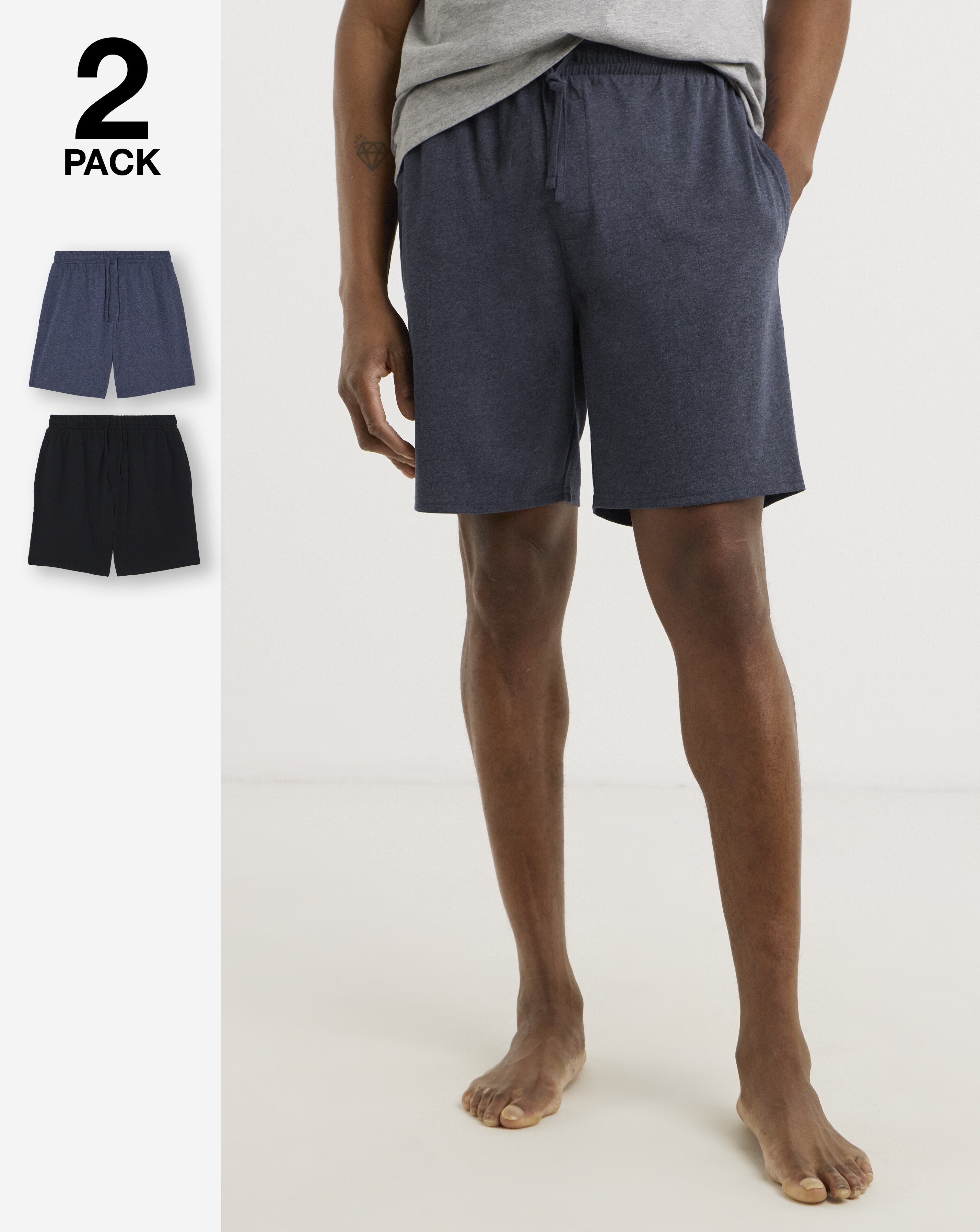 2 Pack Jersey Shorts