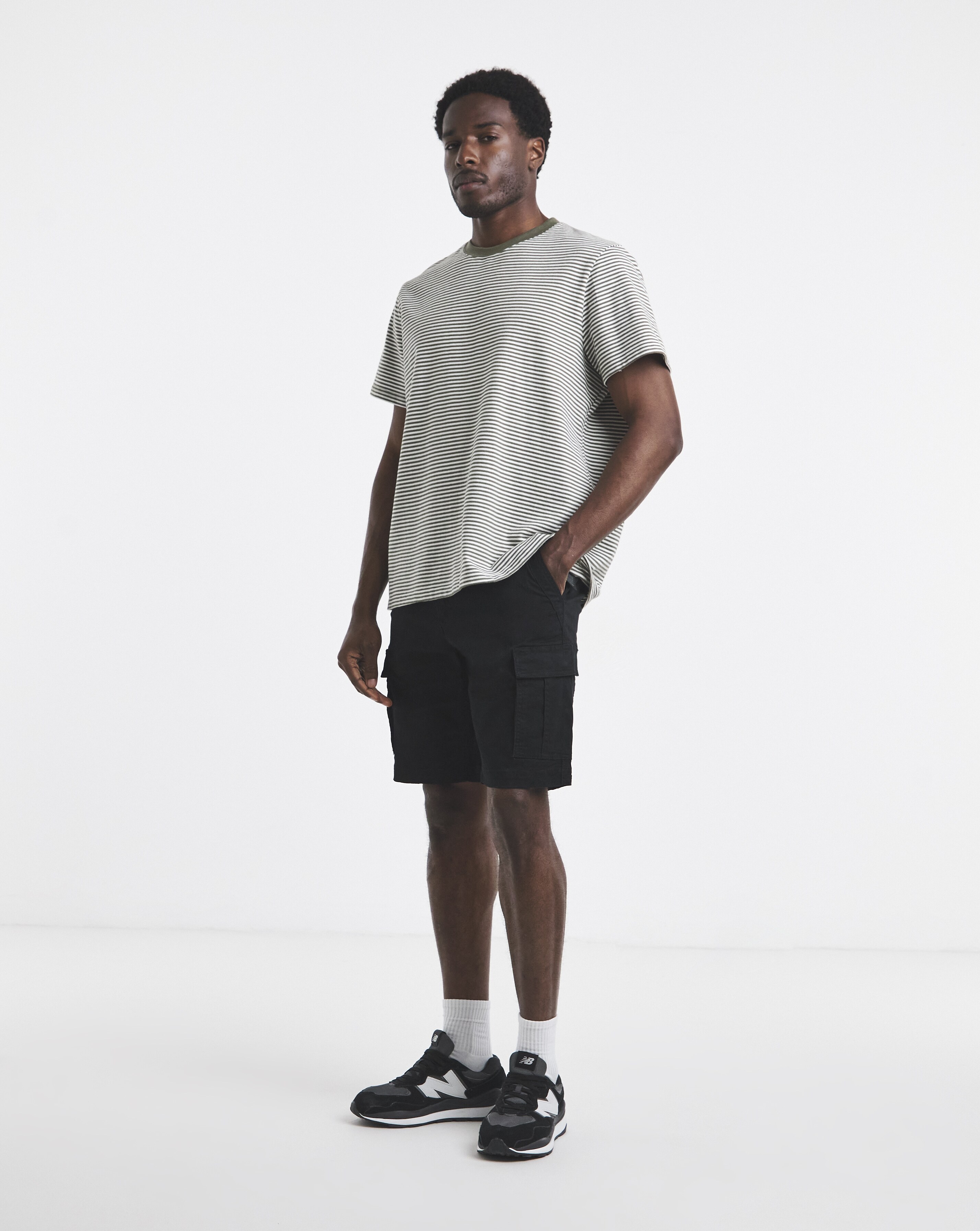 Cotton Stretch Cargo Short