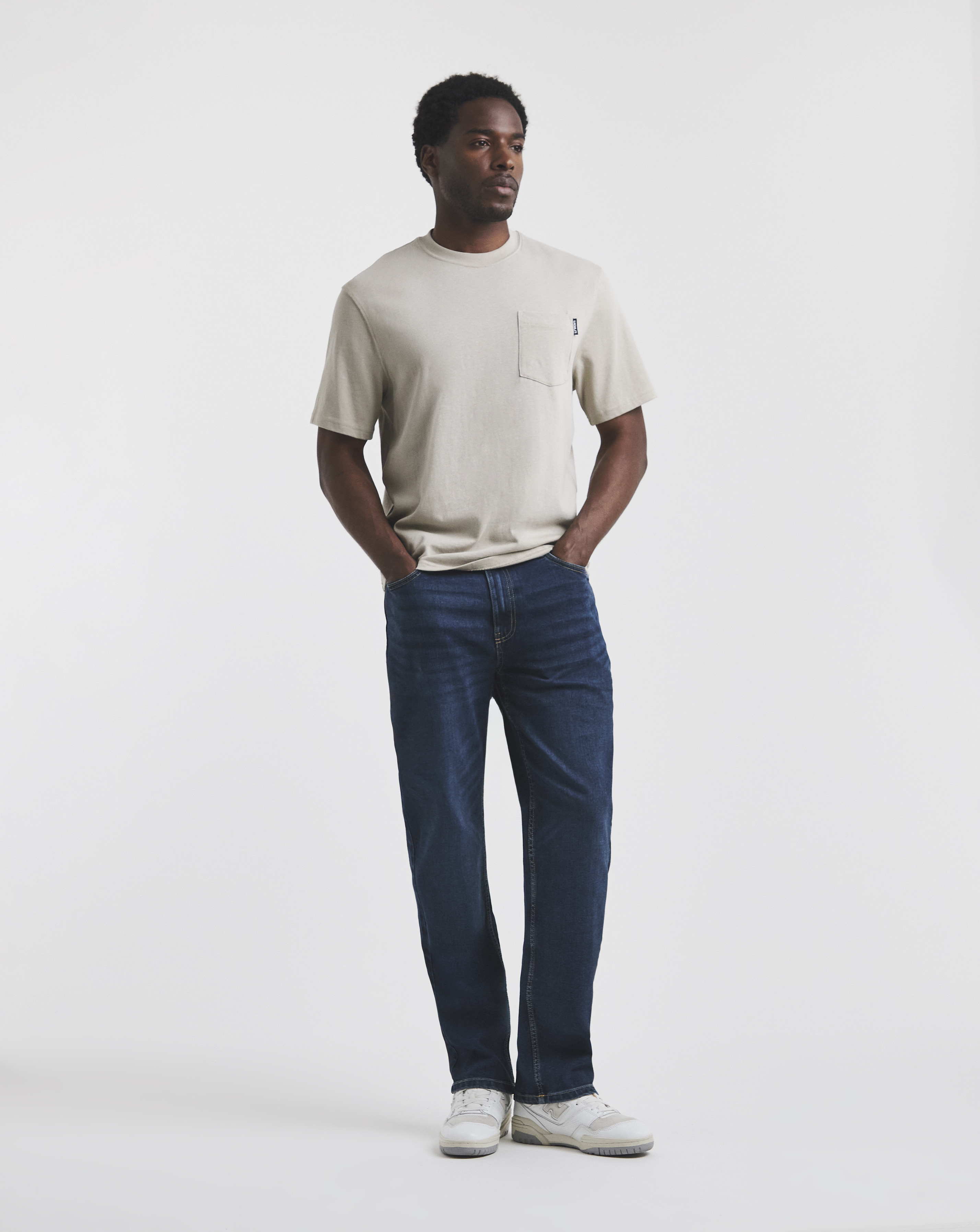 Union Straight Stretch Jeans Darkwash