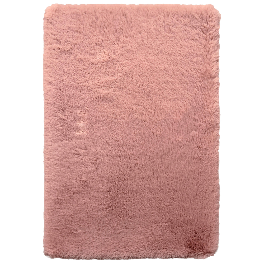 UMĚLÁ KOŽEŠINA Caroline 3, 160/220cm, růžová