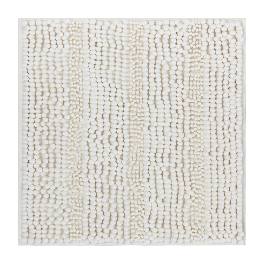 Koupelnová předložka Uwe, 50/50cm, bílá