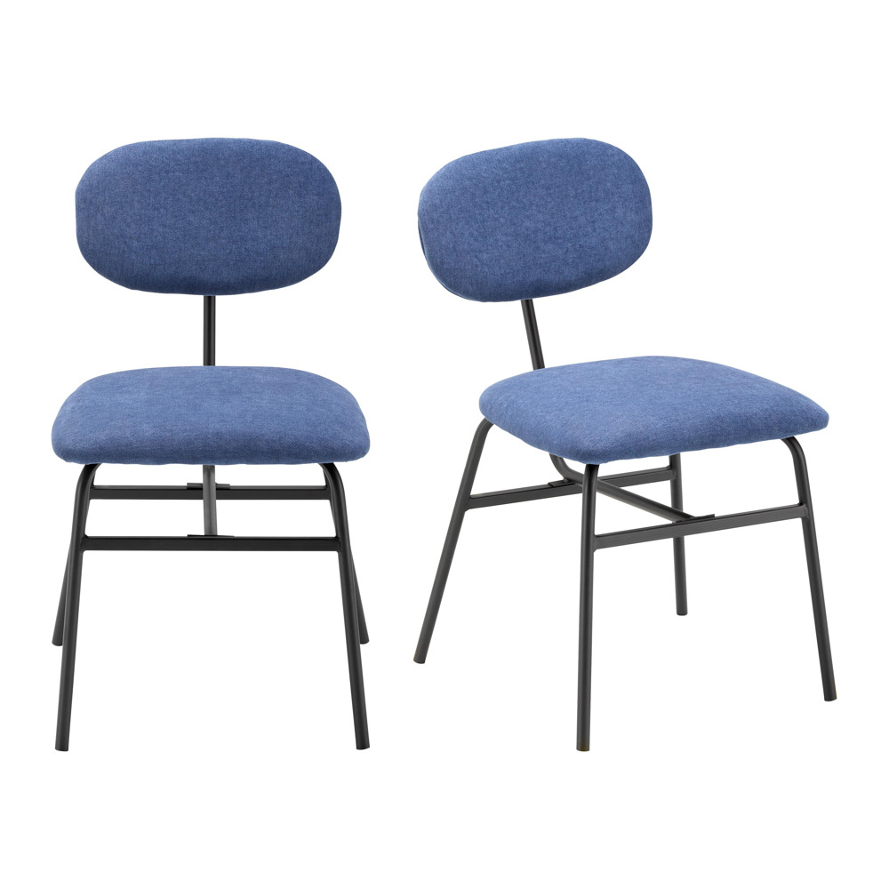 Sada 2ks Židlí Pino Modrá