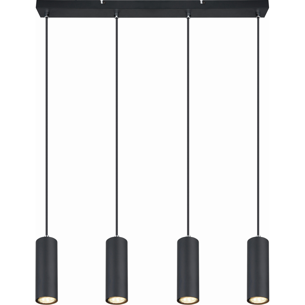 Závěsné svítidlo Witmo,V: 120cm, černá
