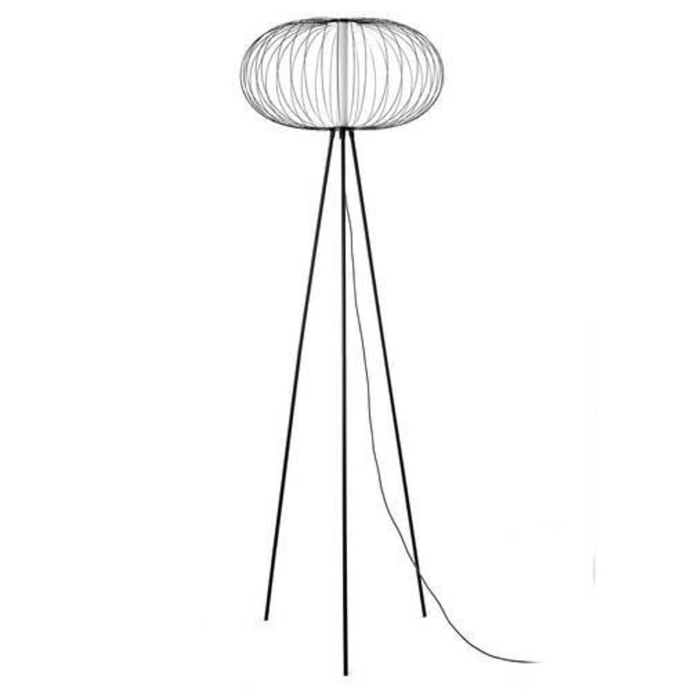 LED-stojací lampa AMOS černá