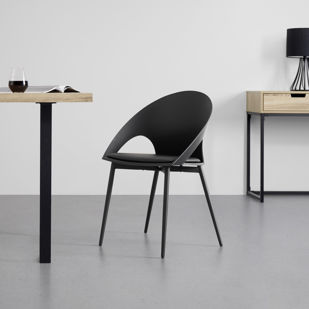Jídelní Židle Dori Černá