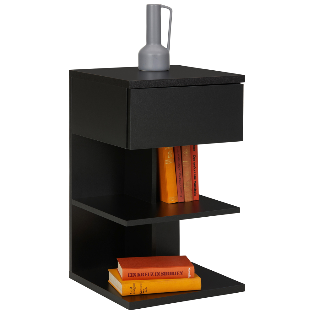 Noční stolek SUN, černý