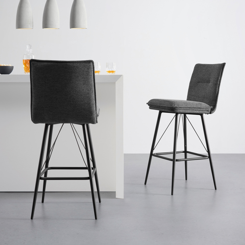 Sada Barových Židlí Boris Šedá