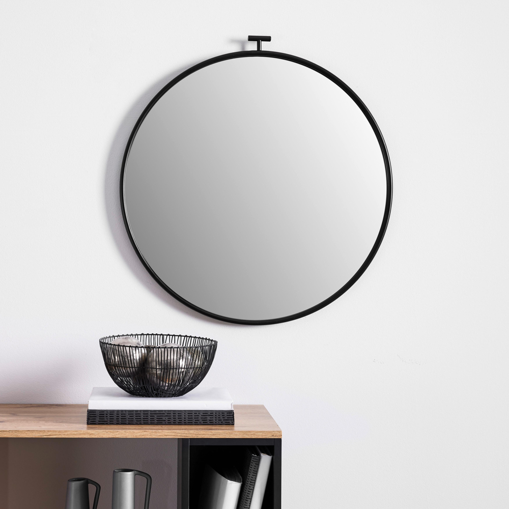 Zrcadlo MEO černý rám