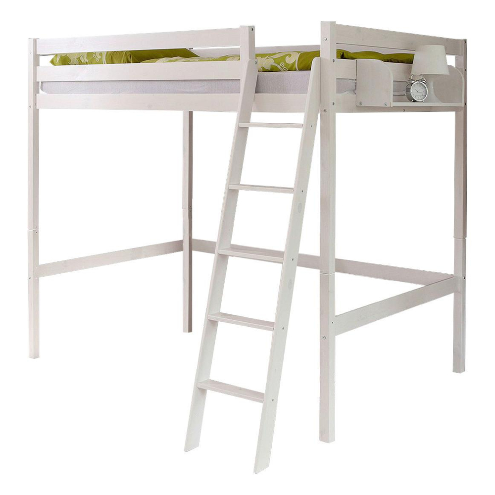 Postel z masivního dřeva MATTHIAS 140 bílá