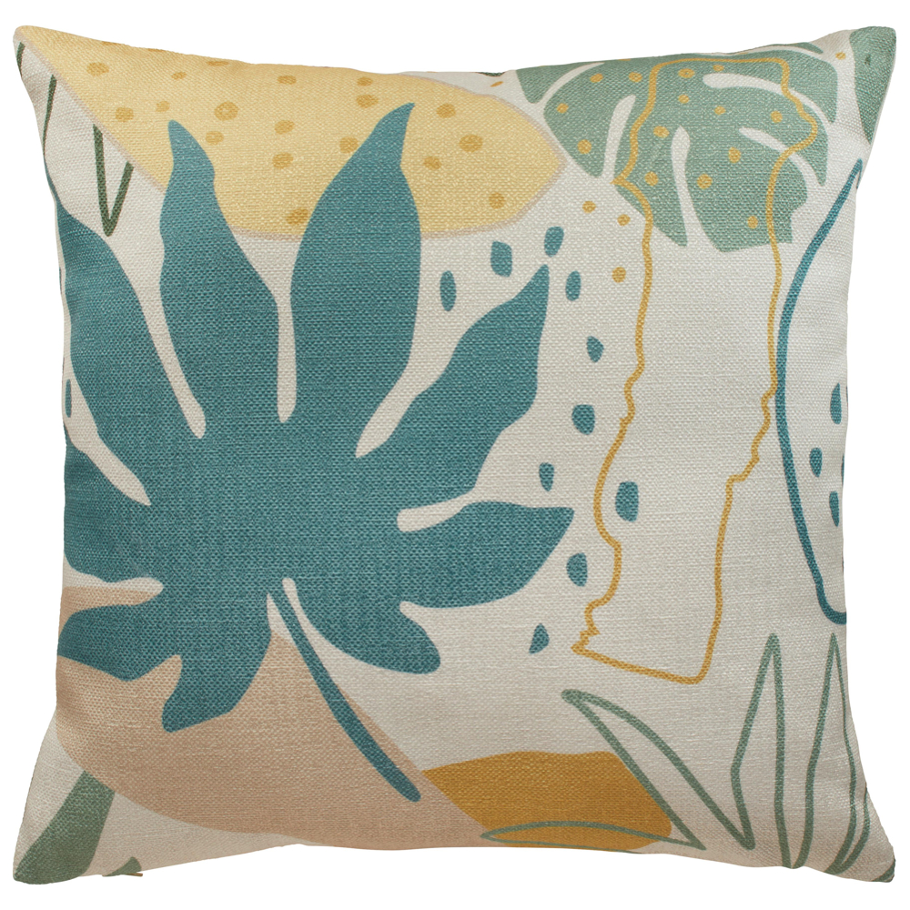 Dekorační Polštář Leaves, 45/45cm, Zelená