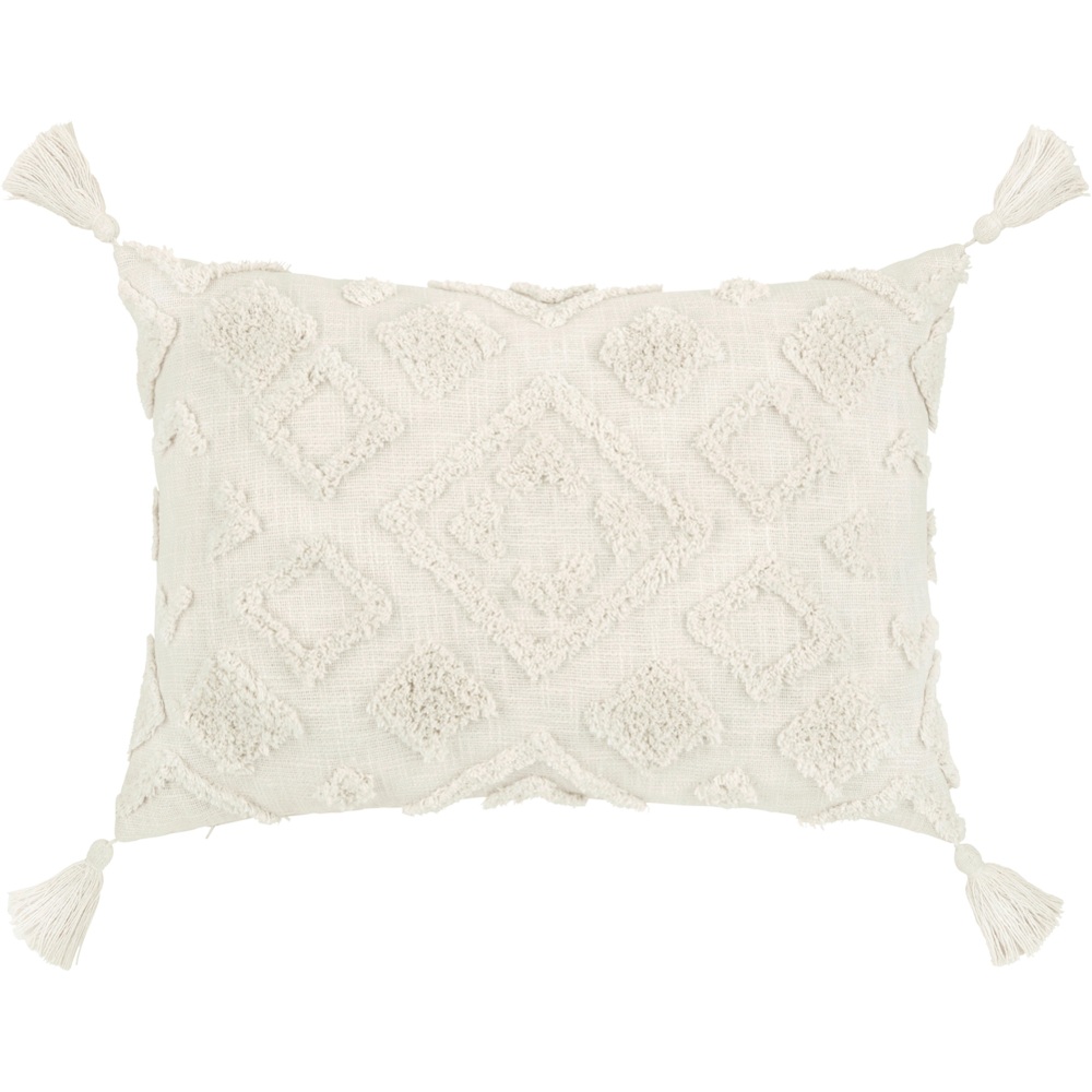 Dekorační Polštář Ibiza, 40/60cm, Bílá