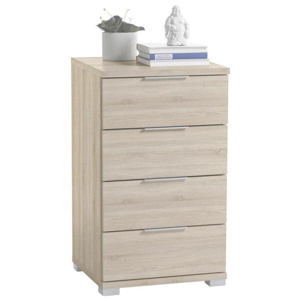 Noční Stolek Dub Sonoma 4 Zásuvky