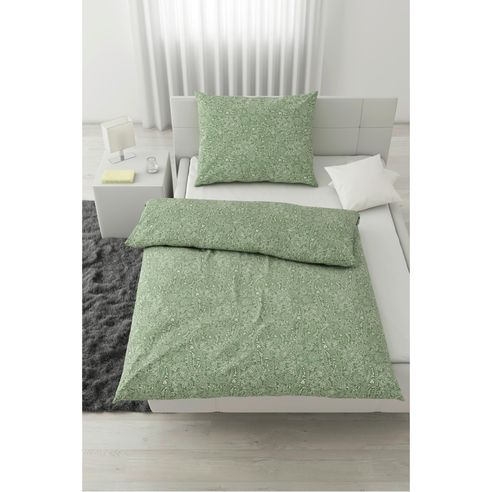 Povlečení Layla, 140/200cm, Zelená