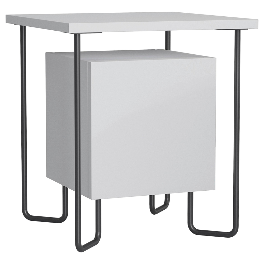 Noční stolek ACRES bílý