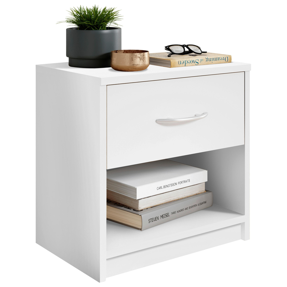 Noční stolek FAIR bílý