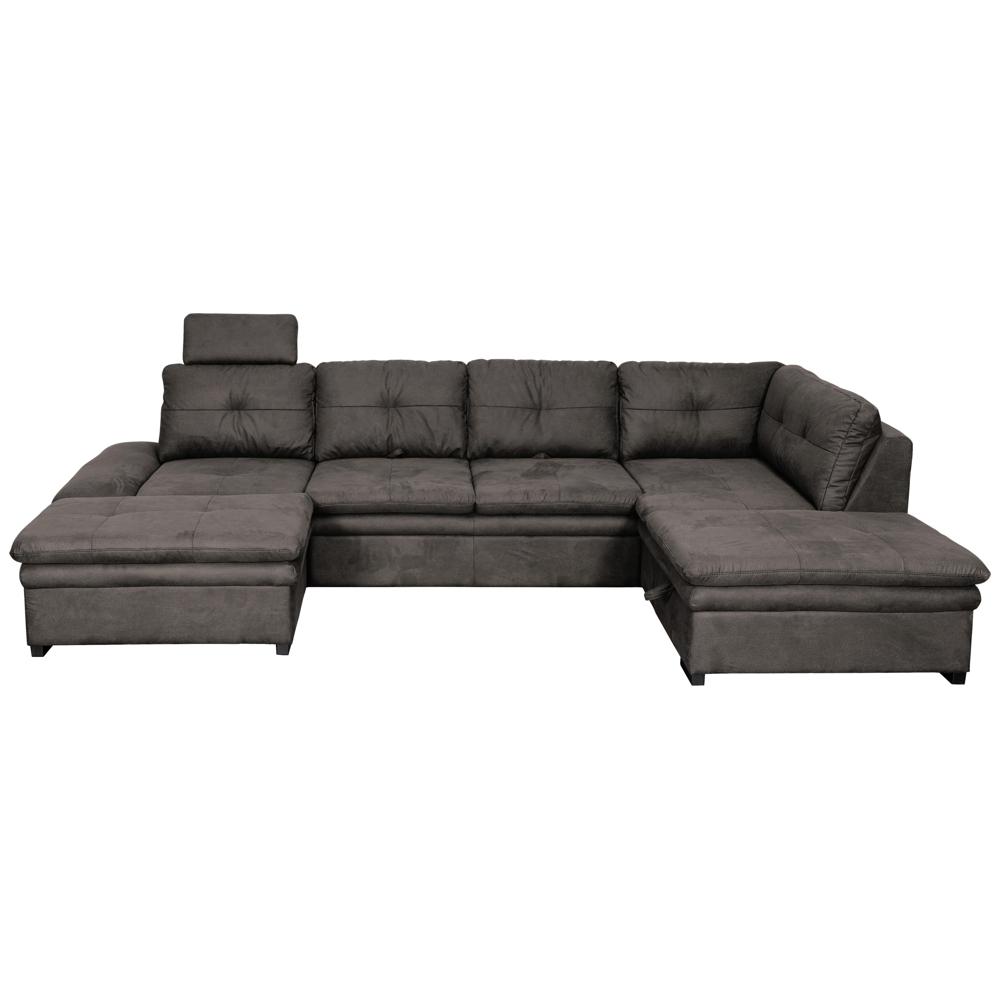 Sedací Souprava Do U Hit, Šedě Hnědá