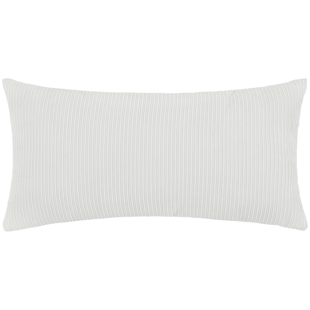 Dekorační Polštář Corinna 30/60cm, Šedobílá