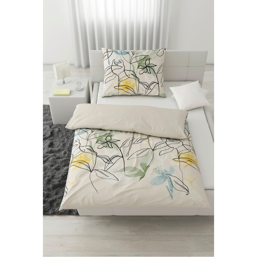 Povlečení Florentina, 140/200cm, Bílá