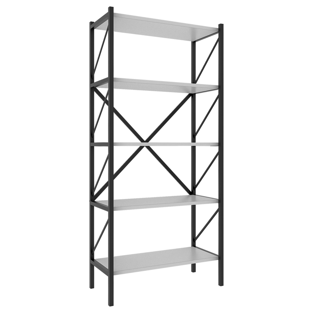 IndustriálnÍ regál Insasi, bílá