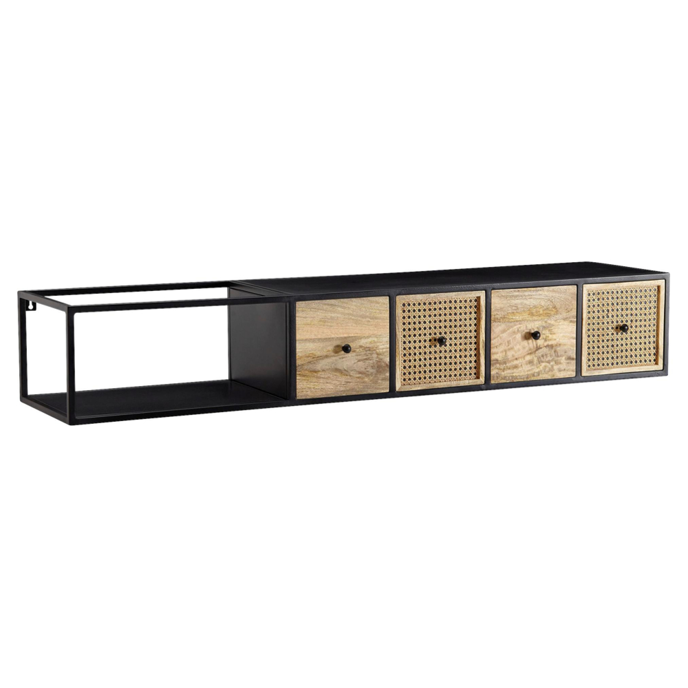 Nízka komoda masiv mango/kov š: 150cm