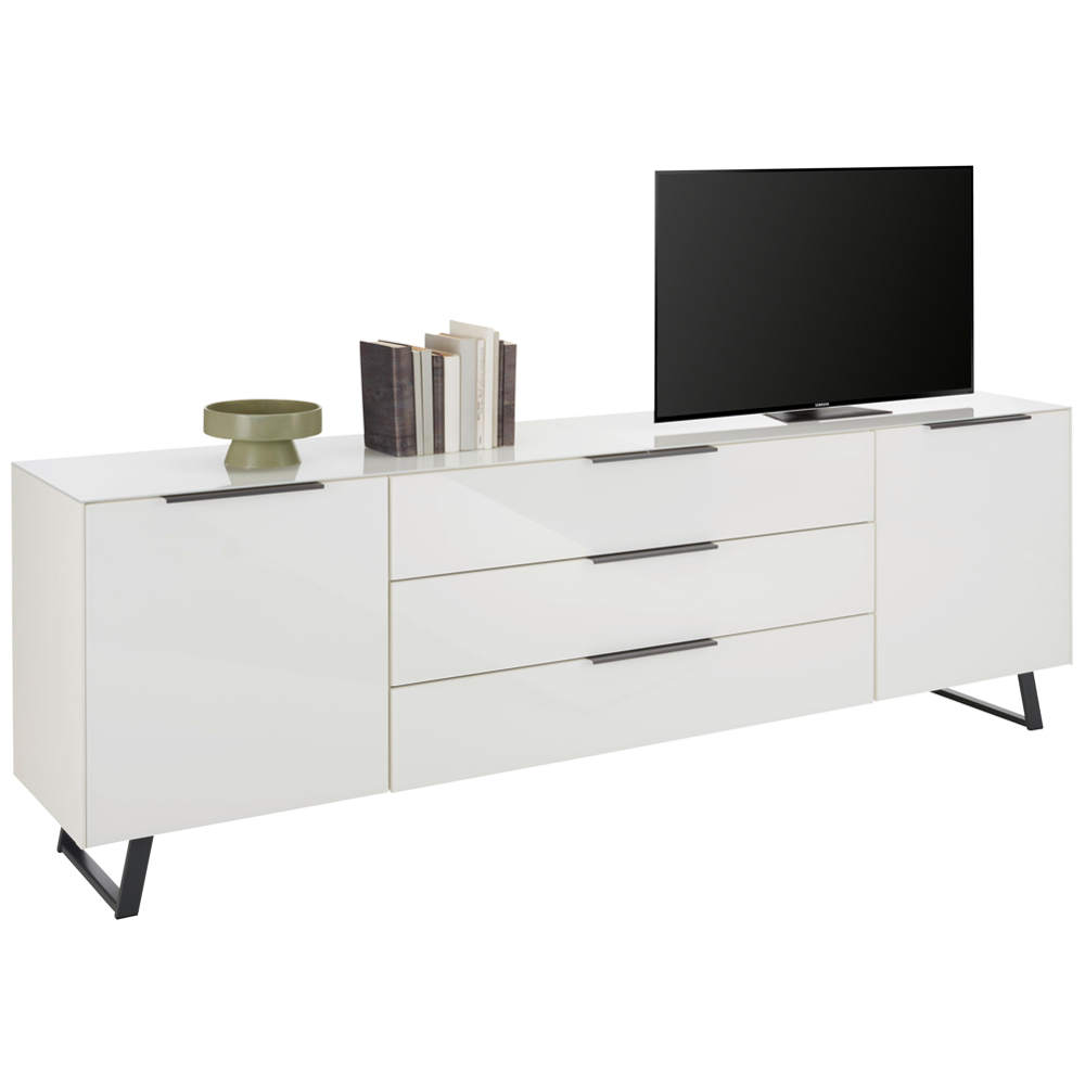 Nízká Komoda Max Box, Bílá