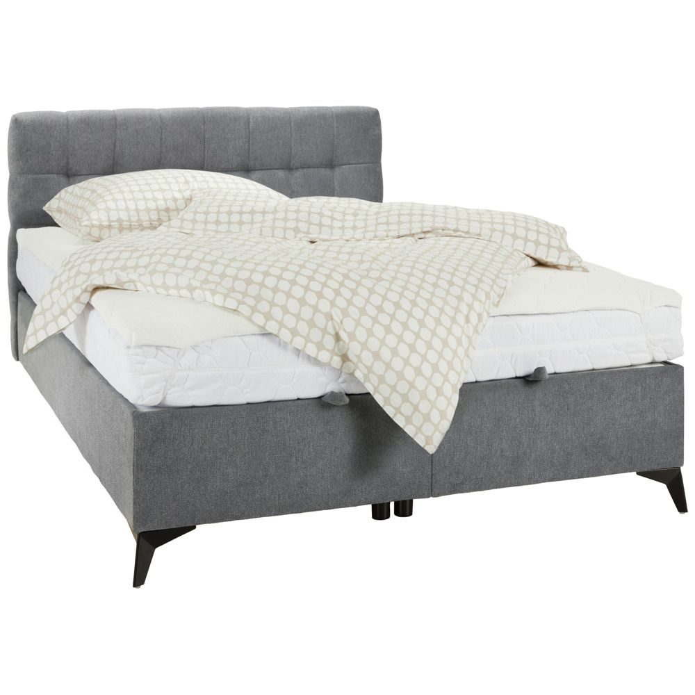 Kontinentální postel Magic, 140x200cm,šedá