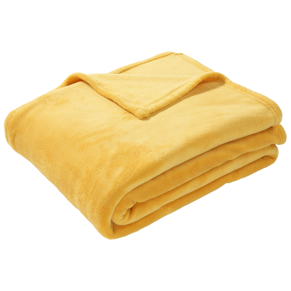 Měkká Deka Kuschelix, 140/200cm, Žlutá