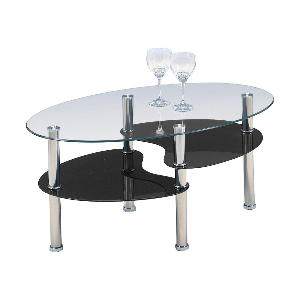 Skleněný konferenční stolek Saba -Bp-
