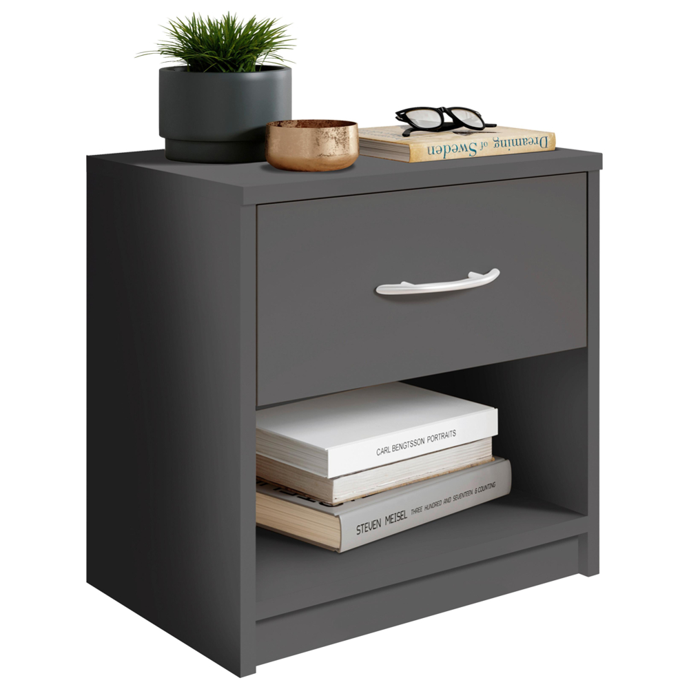 Noční stolek FAIR grafitová