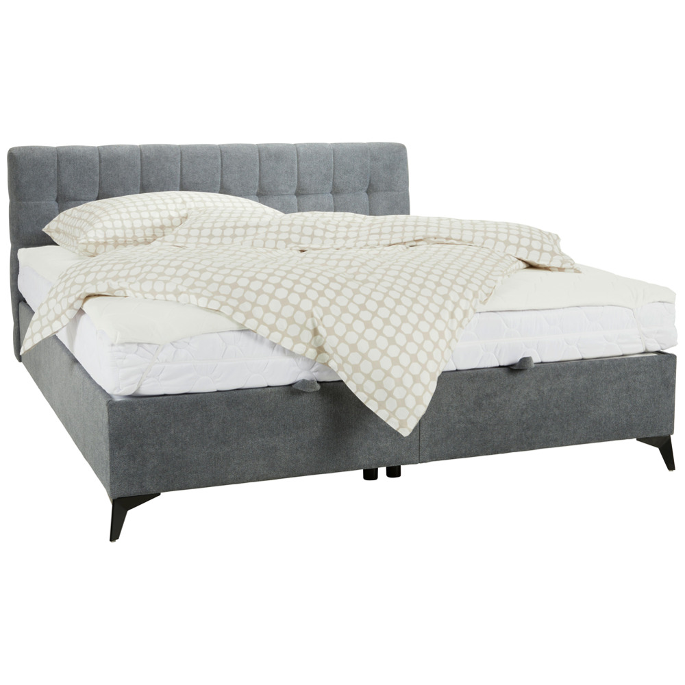 Kontinentální postel Magic, 160x200cm,šedá