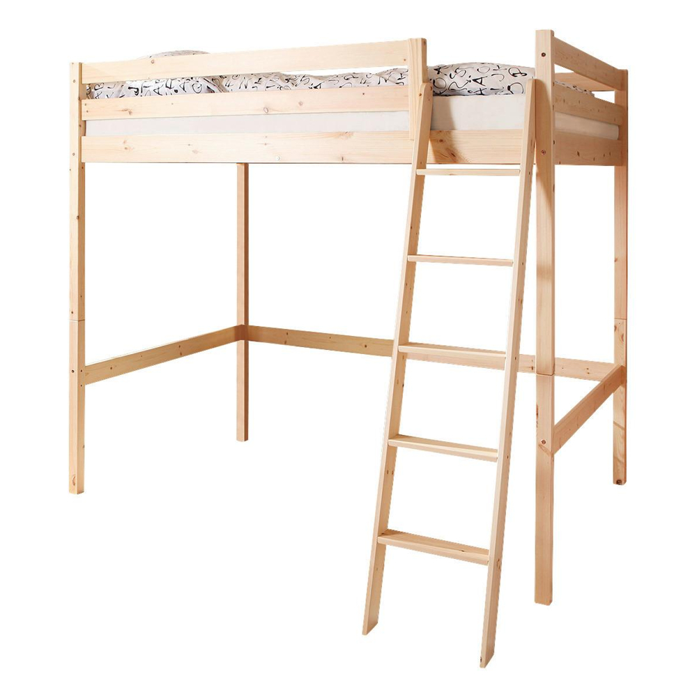 Postel z masivního dřeva MATTHIAS 140 přírodní