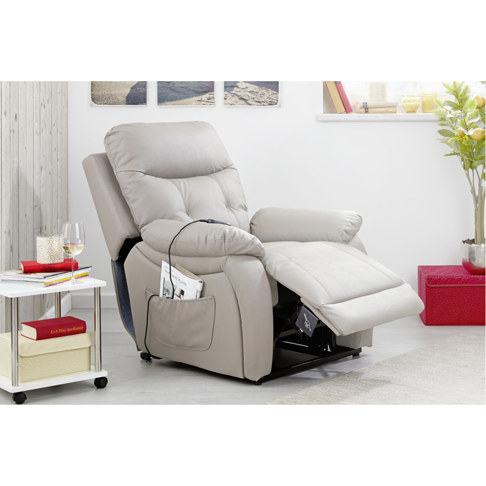 Polohovatelné Televizní Křeslo Mario, Šedé