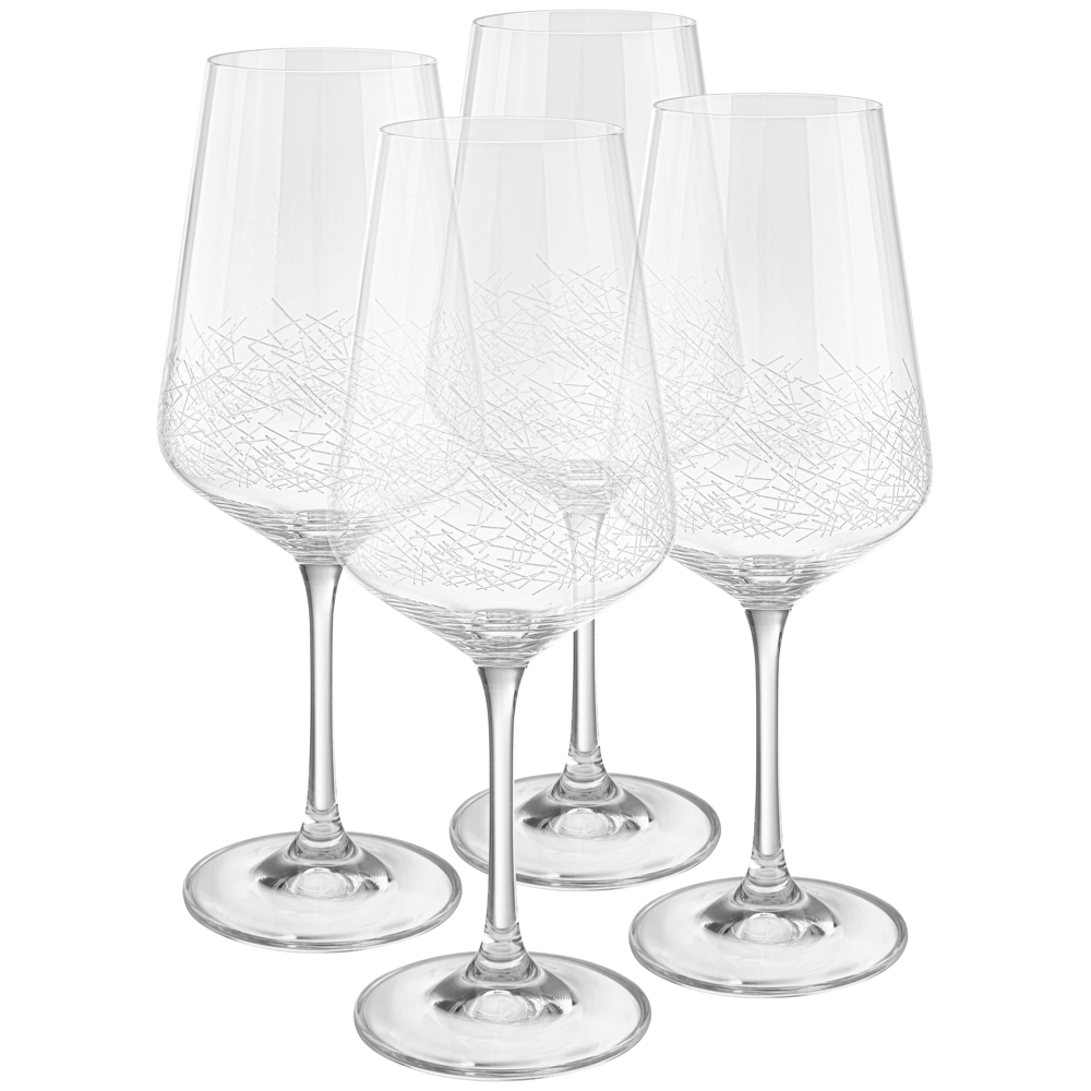 Sklenice Na Červené Víno Crystal Chic, 4ks/bal