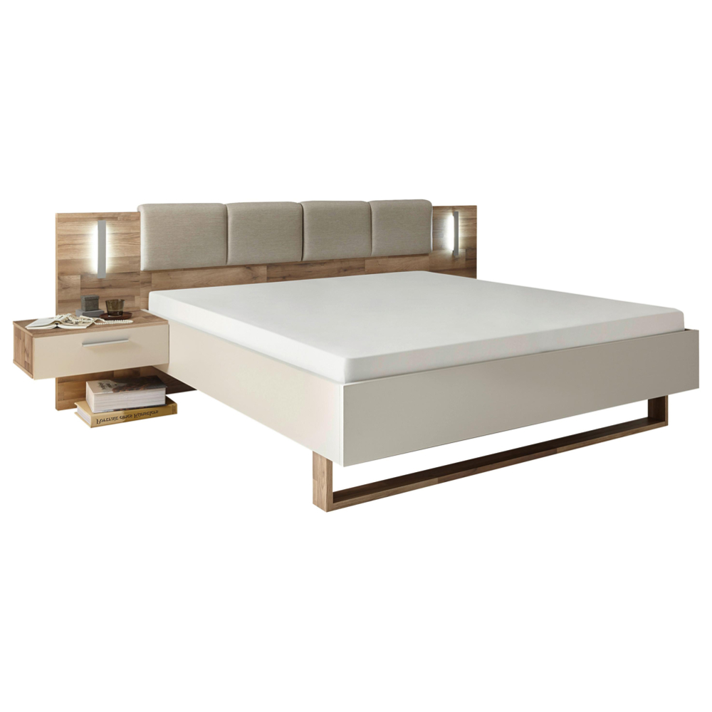 Manželská postel Cadore, 180x200, čelo a noční stolky