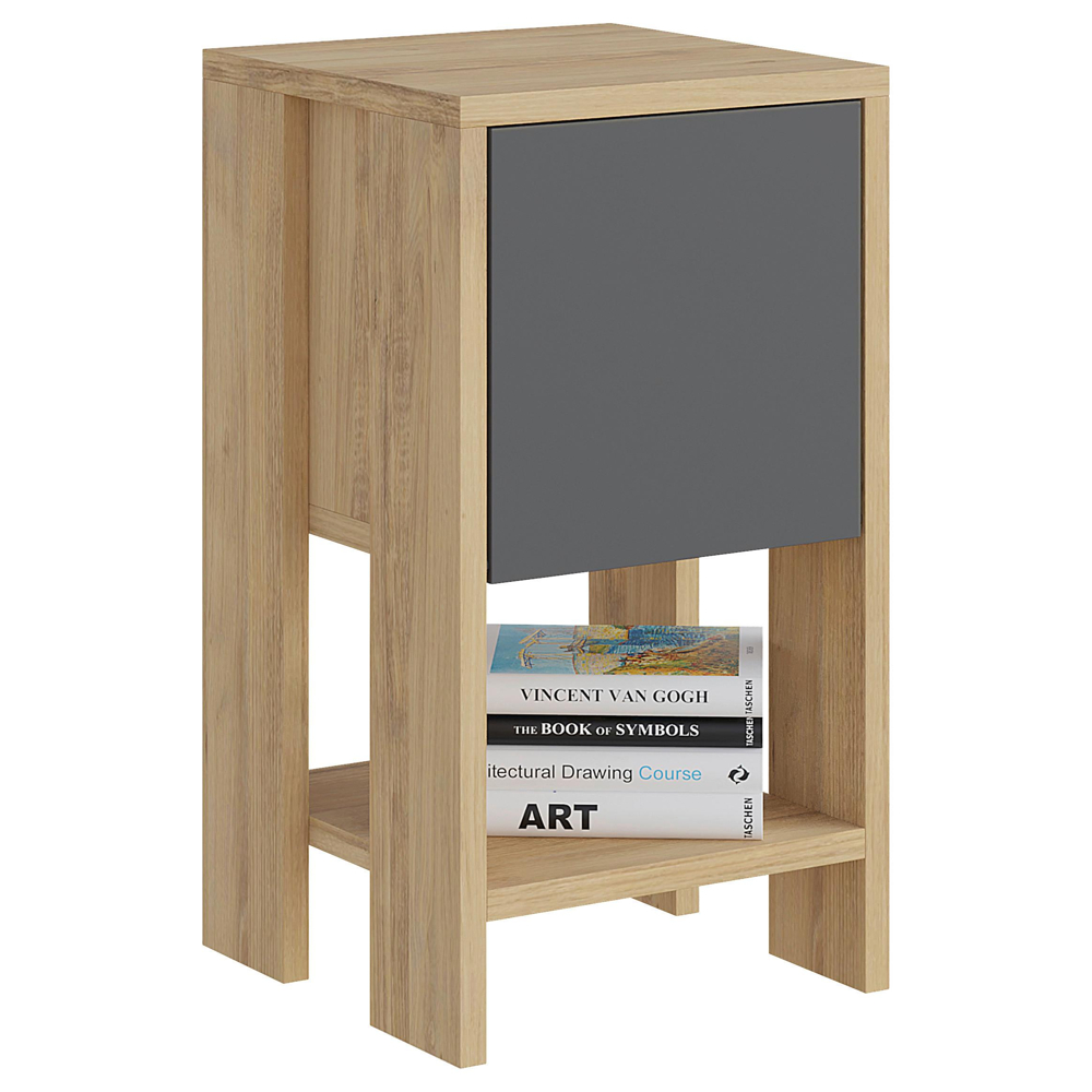 Noční stolek EMA dekor dub bledý