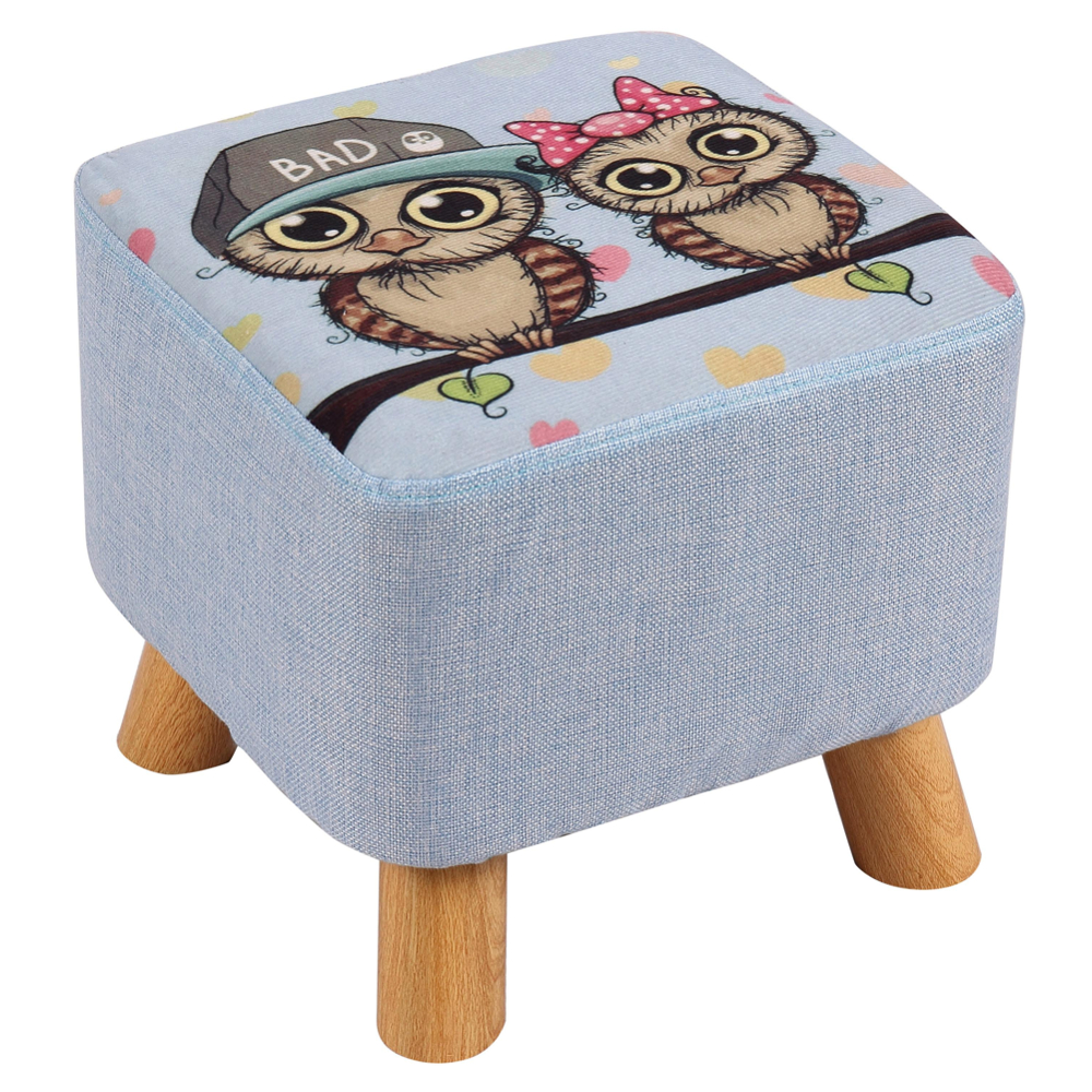 Dětský Taburet S Obrázkem Animali, Šedý