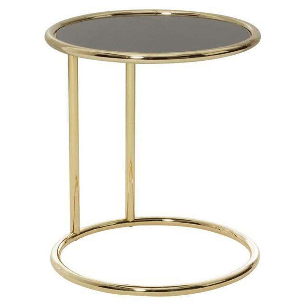 Odkládací stolek Černý/zlatý