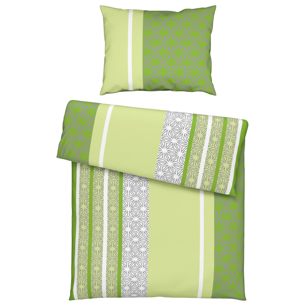Povlečení Sara, Š/D: 140/200cm, zelená