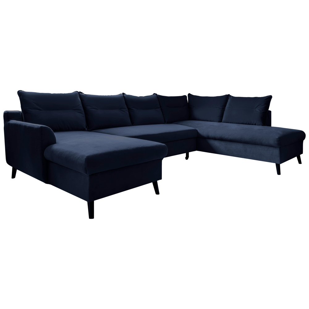 Sedací Souprava S Rozkladem Stylish Stan Námořnícka Modrá