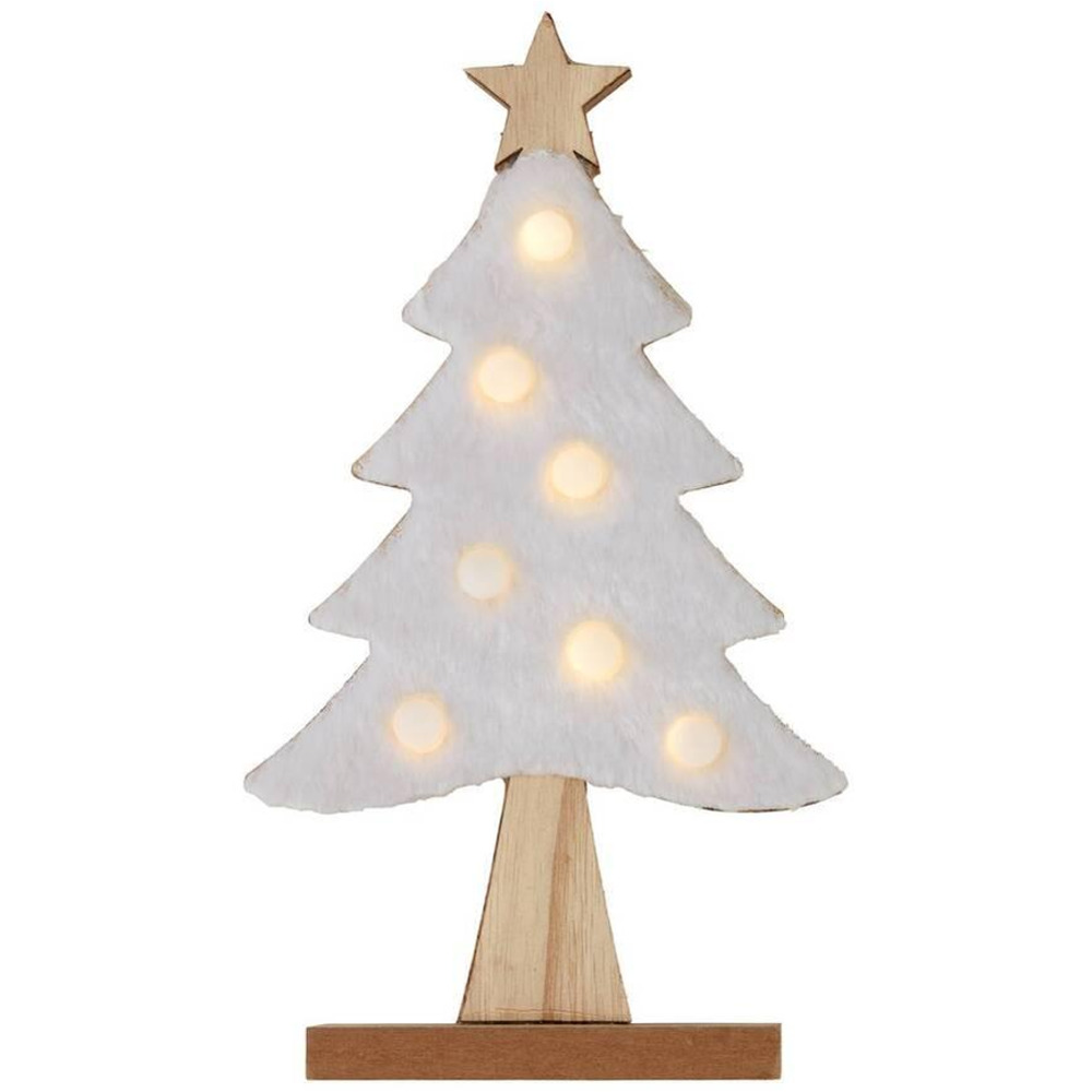 Vánoční LED dekorace Jelka, V: 20cm