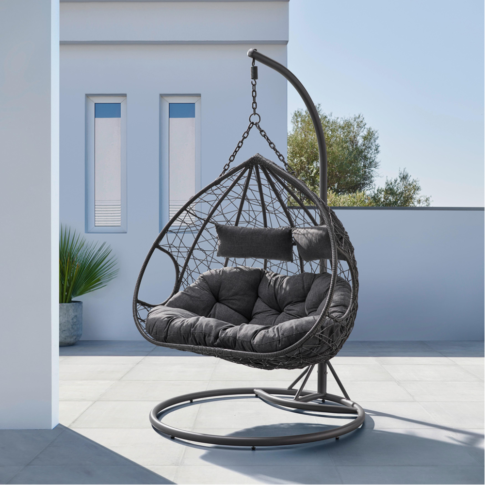 Závěsné Křeslo Enea Šedé