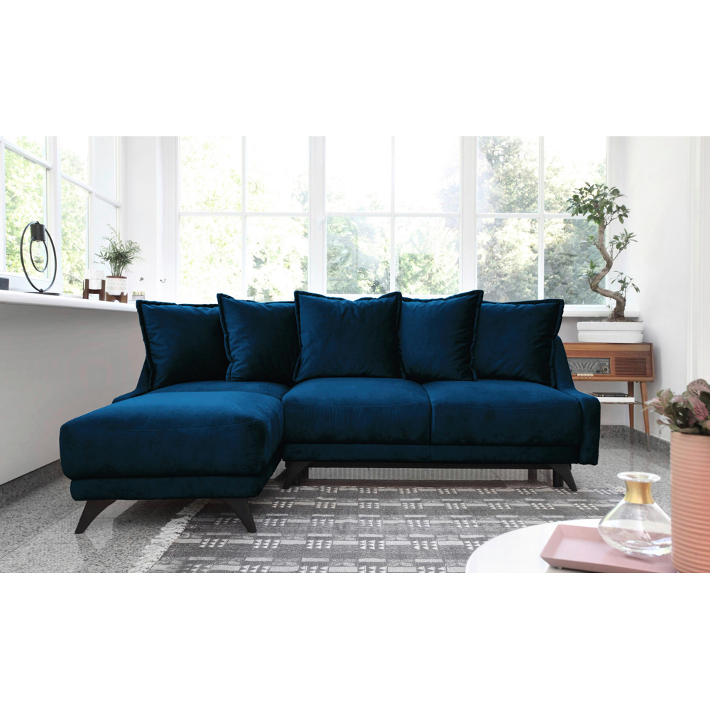 Sedací Souprava S Rozkladem Royal Rose Námořnická Modrá