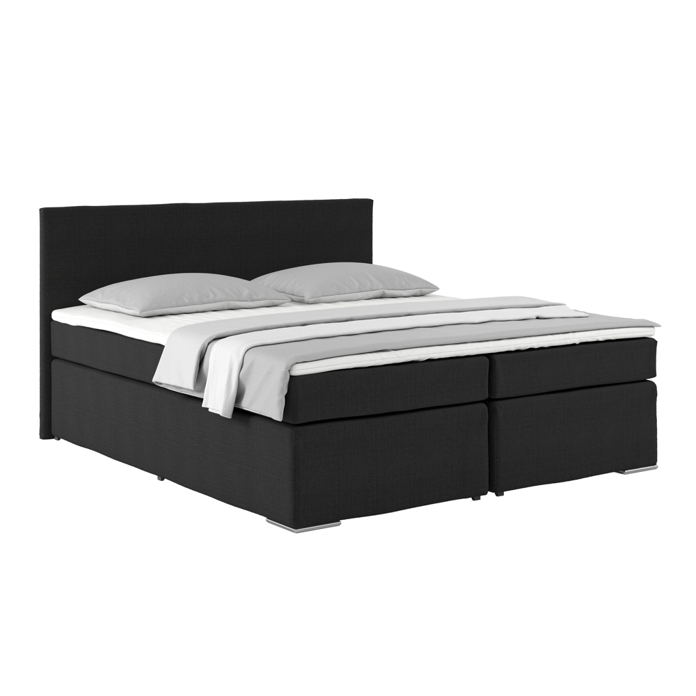 Postel Boxspring NERO PL: 180/200cm, černá