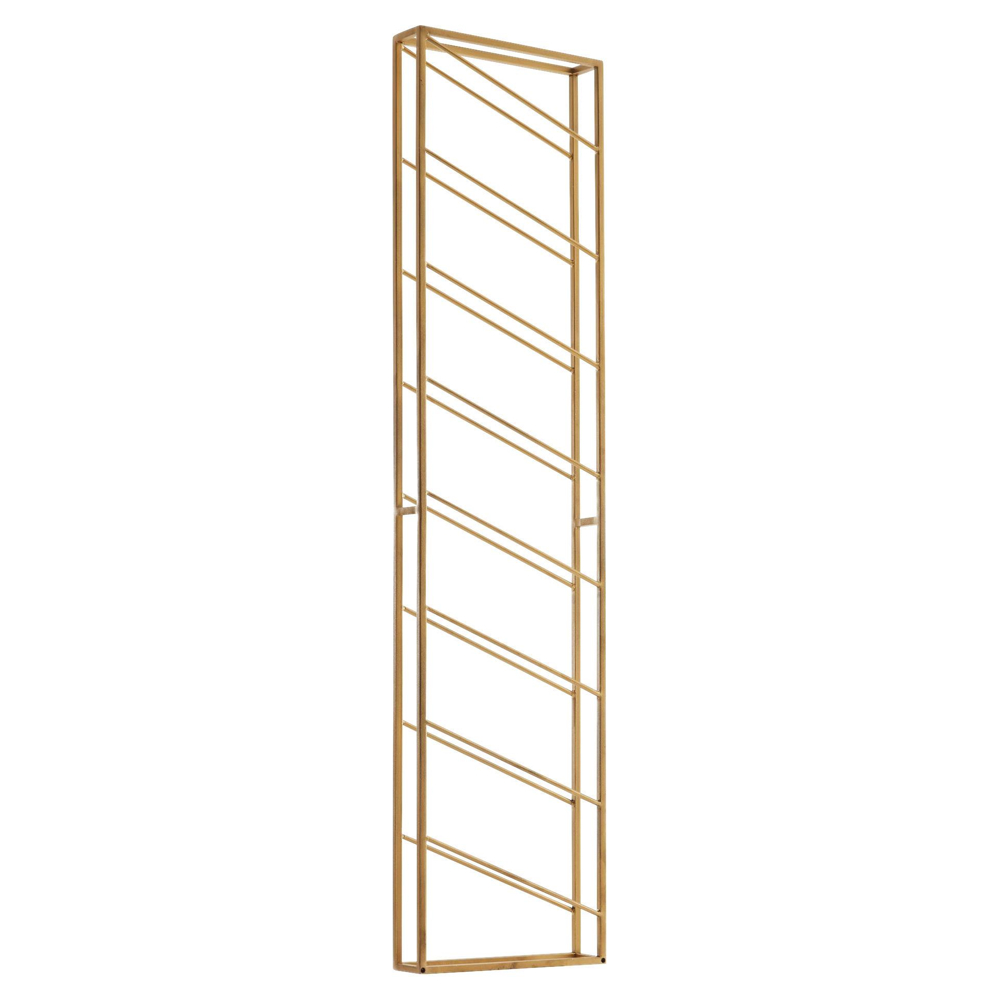 Regál na víno barva zlatá