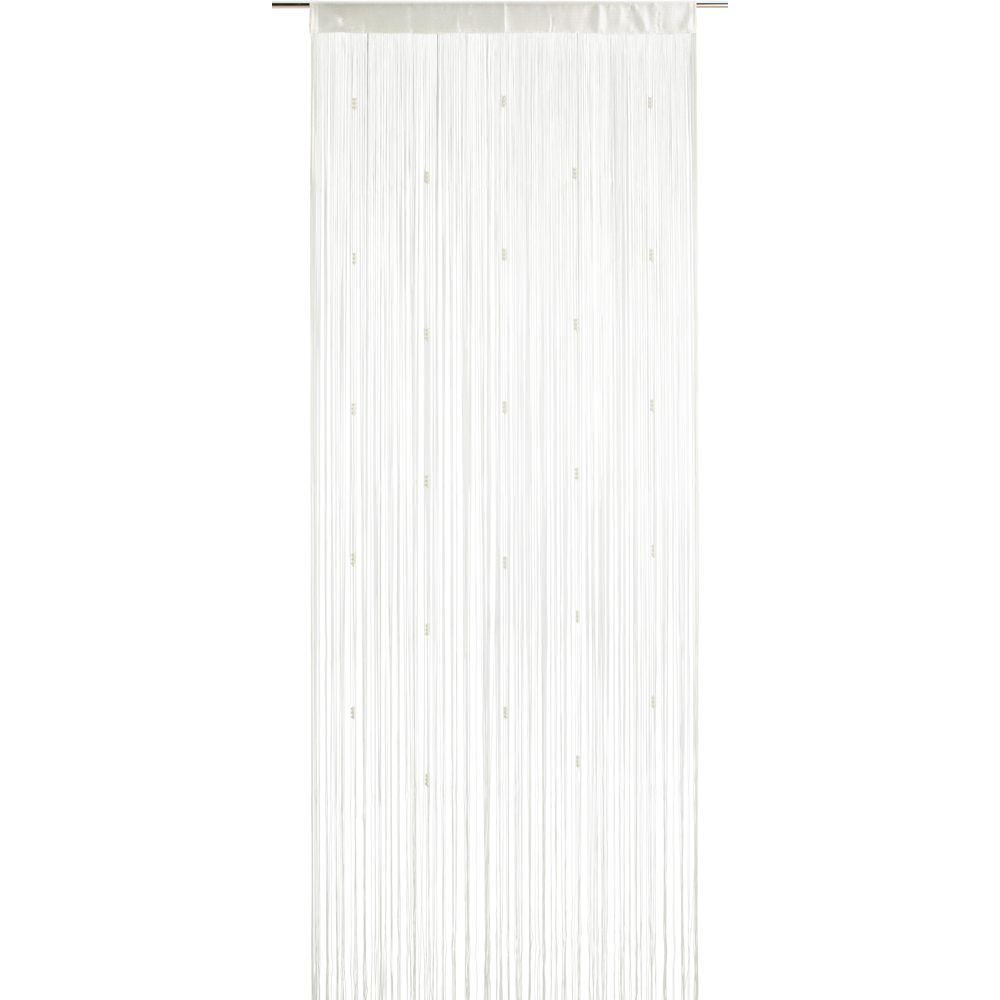 Provázkový Závěs Perle, 90/245 Cm, Bílá