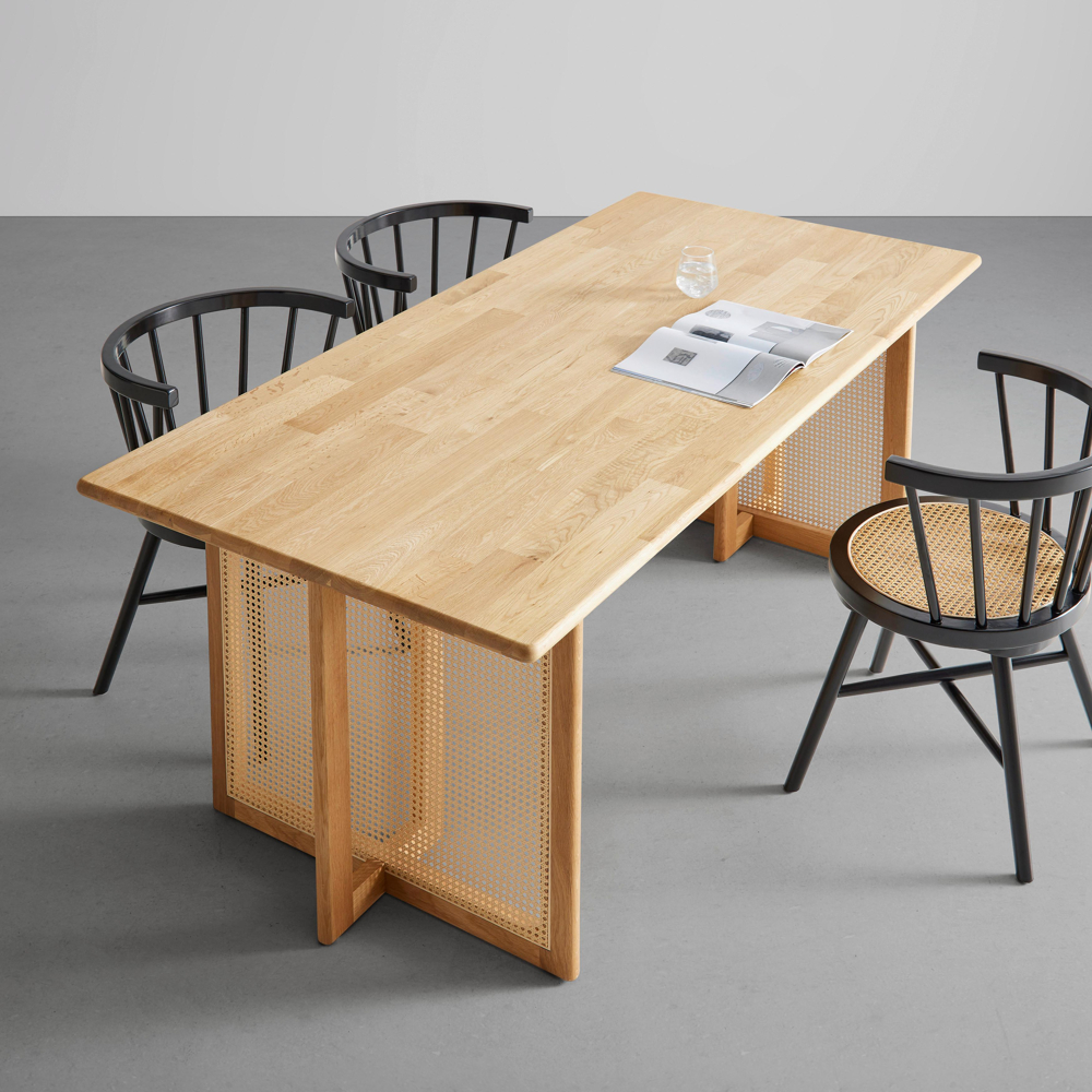 Stůl Z Masivu Jasanu Novara 180x90 Cm